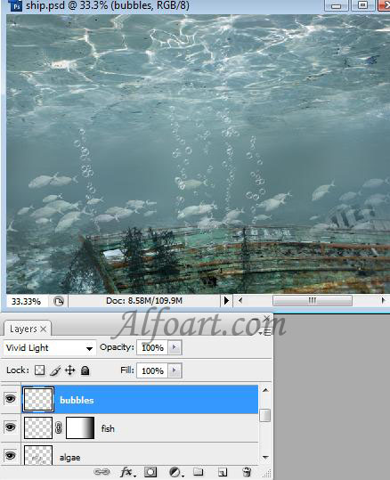sunken ship